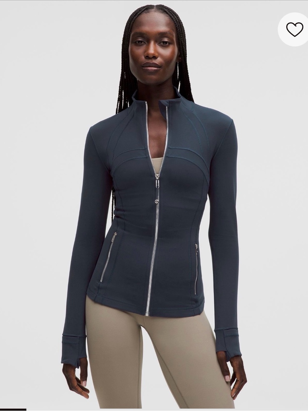 lululemon athletica Navy Full-Zip Define Jacket